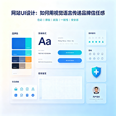 娄底建站-网站UI设计：如何用视觉语言传递品牌信任感