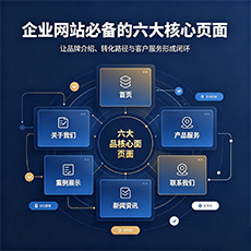 新化建站-企业网站必备的六大核心页面