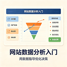 新化建站-网站数据分析入门：用数据指导优化决策