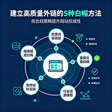 涟源建站-建立高质量外链的5种白帽方法